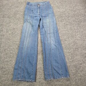 VINTAGE Levis Jeans Womens 27X32 Bell Bottom Flare‎ Orange Tab Wide Leg 70s